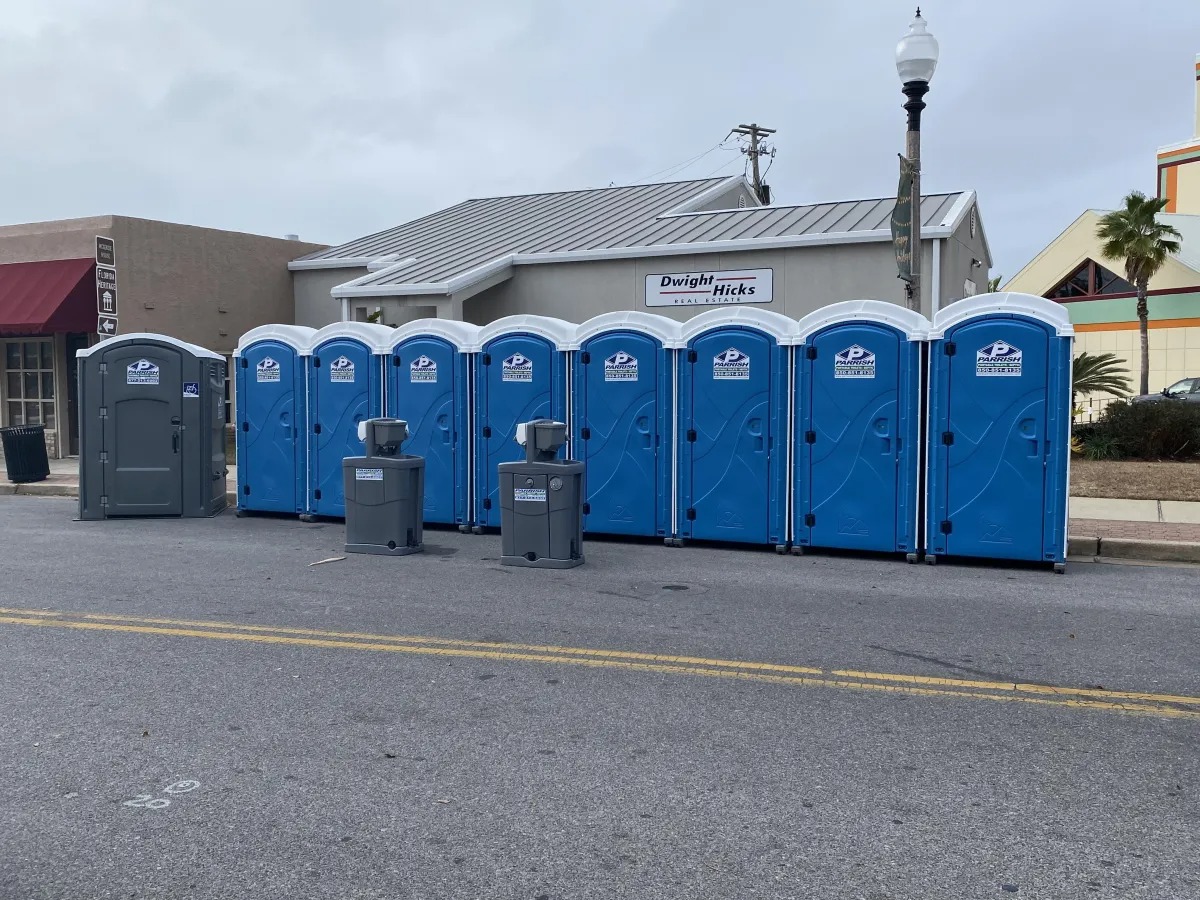 Parrish porta potties at private event